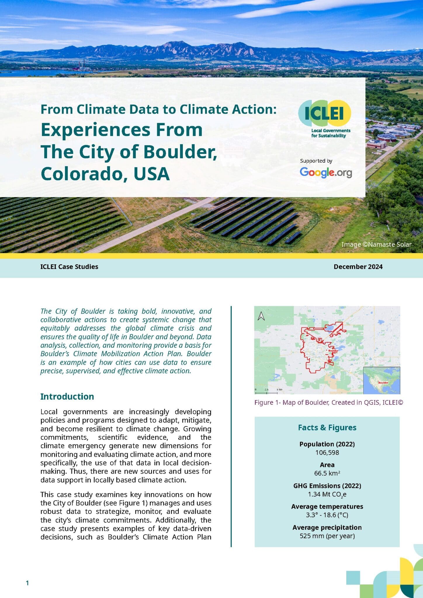 From Climate Data to Climate Action: Experiences From The City of ...