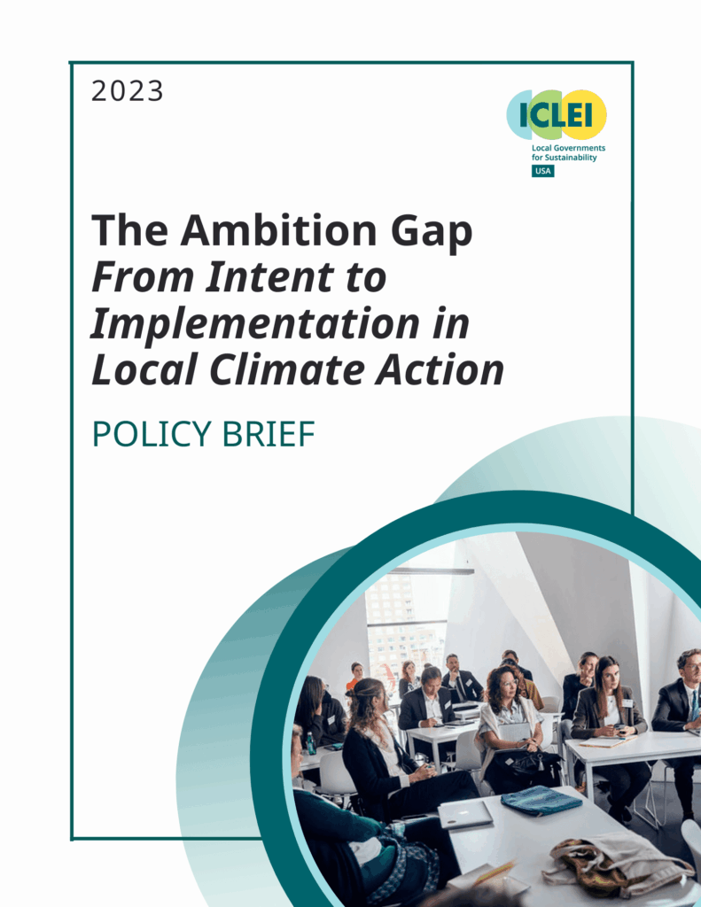 The Ambition Gap: From Intent to Implementation in Local Climate Action ...